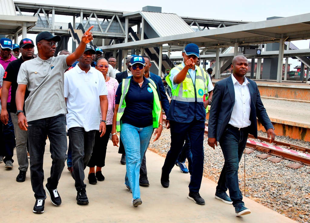 LAGOS RED RAIL LINE NOW AT COMPLETION STAGE - SANWO-OLU